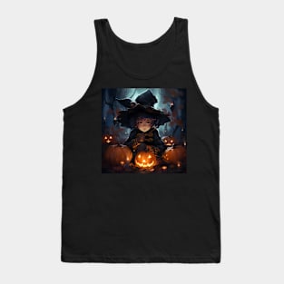 Halloween witch boy Tank Top